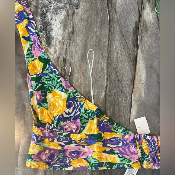 Zara Floral Halter Crop Top - Picture 8 of 15